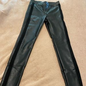 Girls size 14 Leatherette TRACTR Leggings